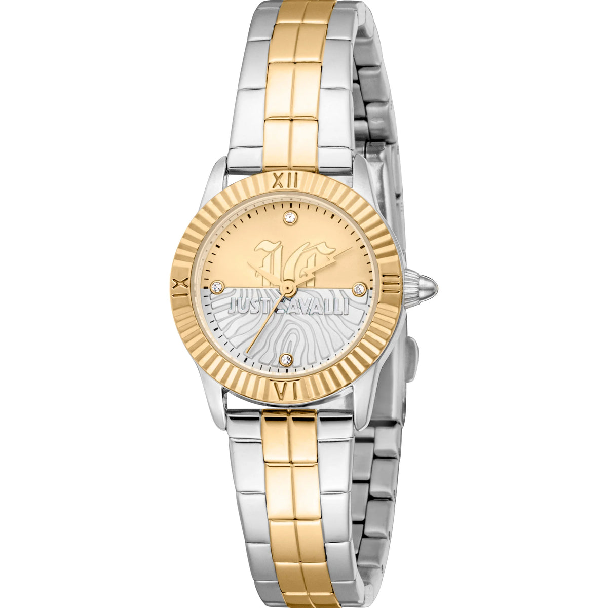 Just Cavalli SET Mini Raffinata Two Tones Yellow Gold Watch