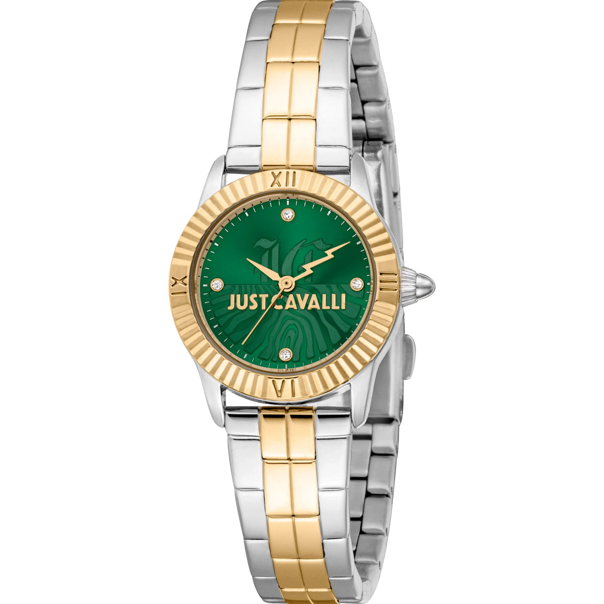 Just Cavalli SET Mini Raffinata Two Tones YG Green Watch
