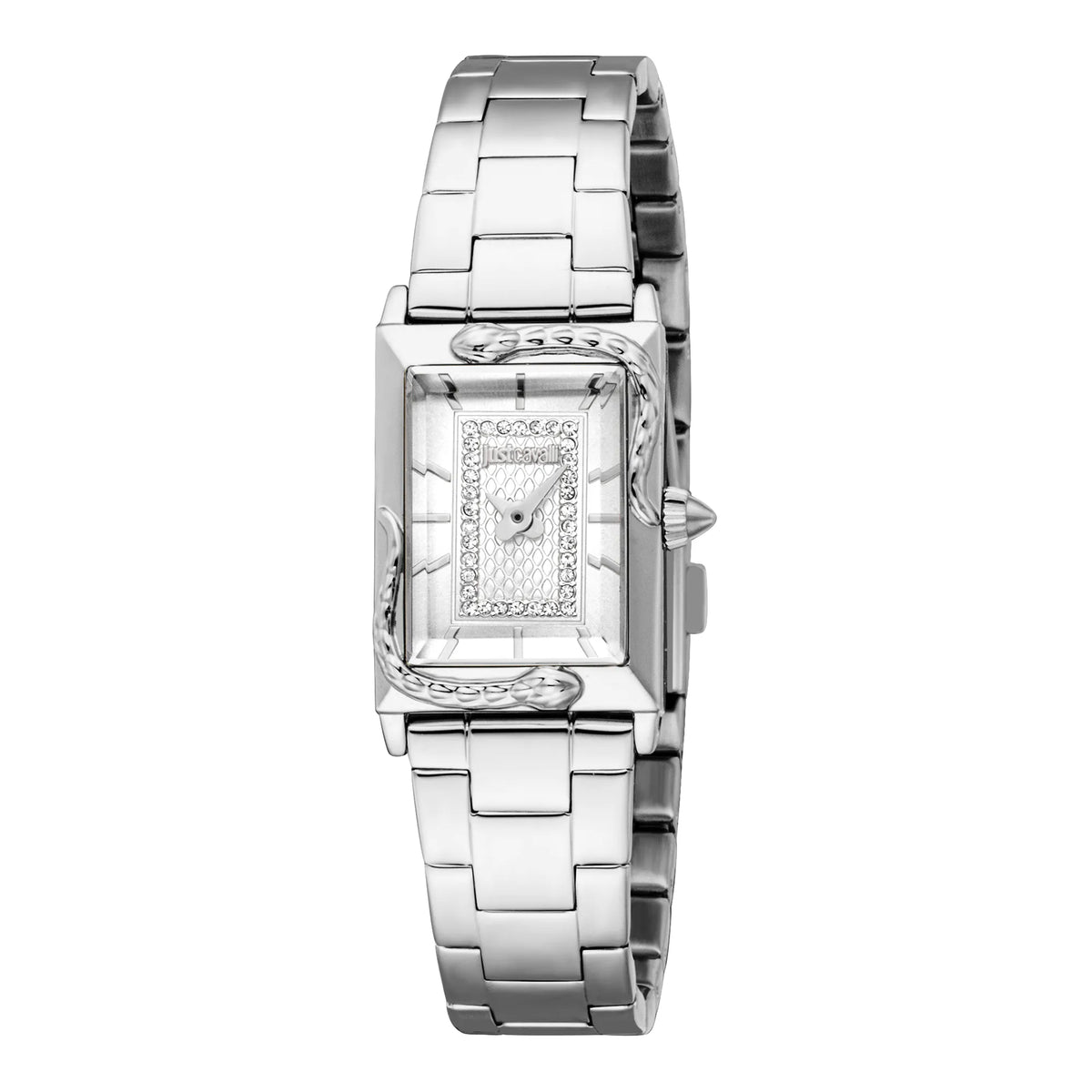 Just Cavalli Animalier Dolcezza Snake Silver Watch JC1L364M0045