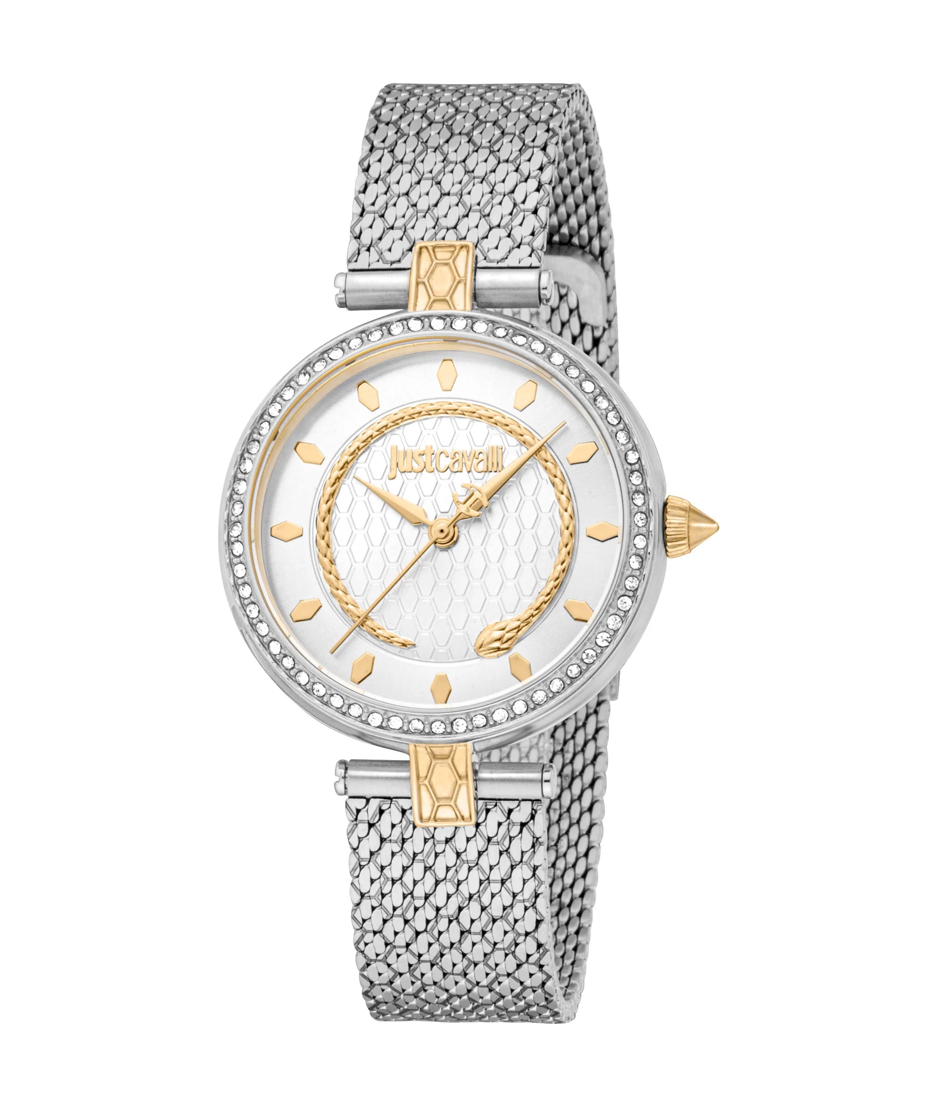 Just Cavalli Glam Chic Obsessive Snake Two Tones YG Watch