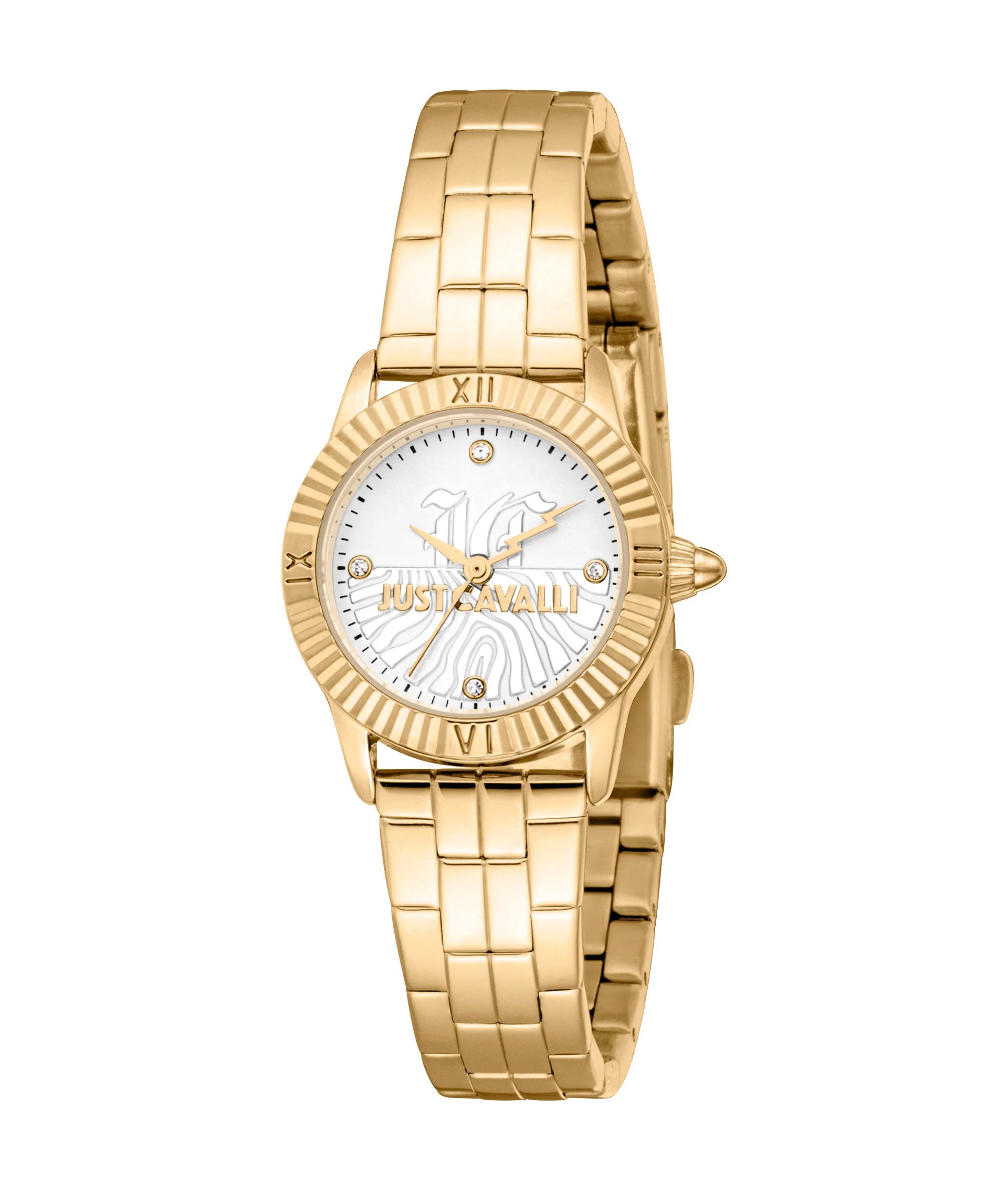 Just Cavalli SNAKE - Horloge - silver-coloured/zilverkleurig Just Cavalli SNAKE - Horloge - silver-coloured/zilverkleurig