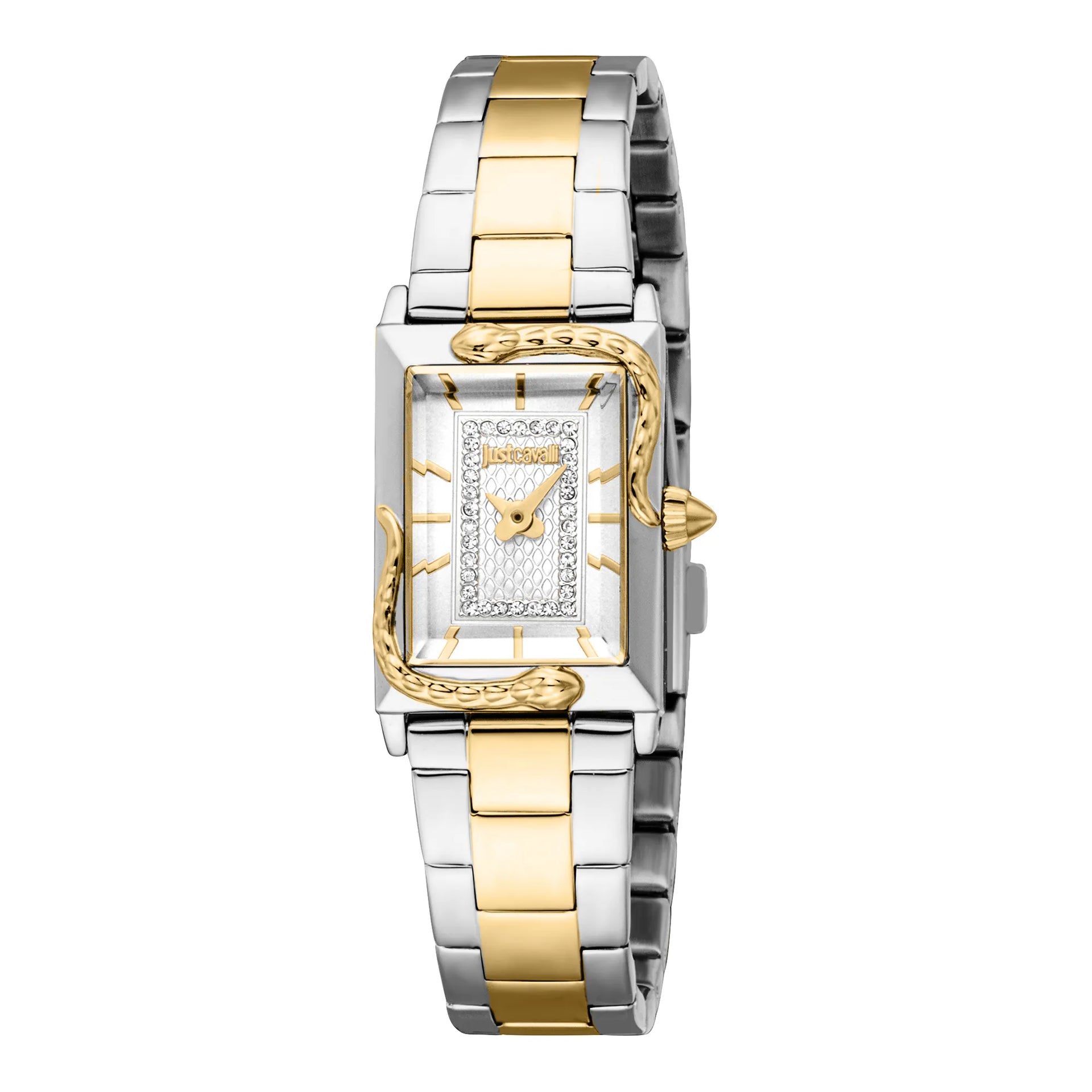 Just Cavalli Animalier Dolcezza Snake Two Tones YG Silver Watch