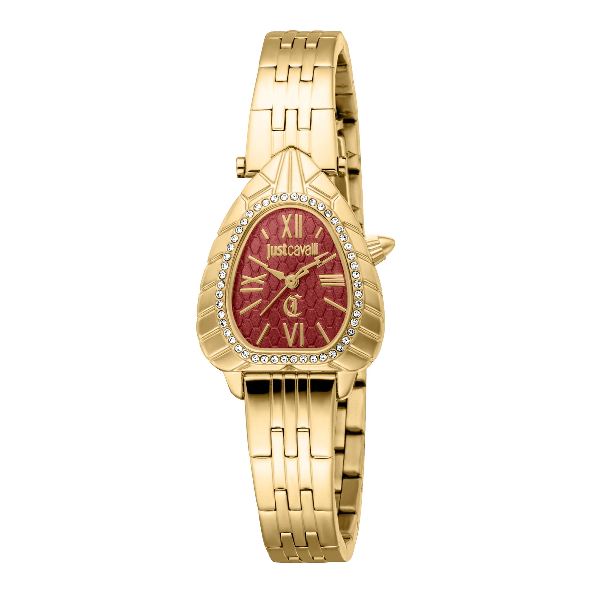Just Cavalli Animalier Perla Yellow Gold Red Watch JC1L366M0065