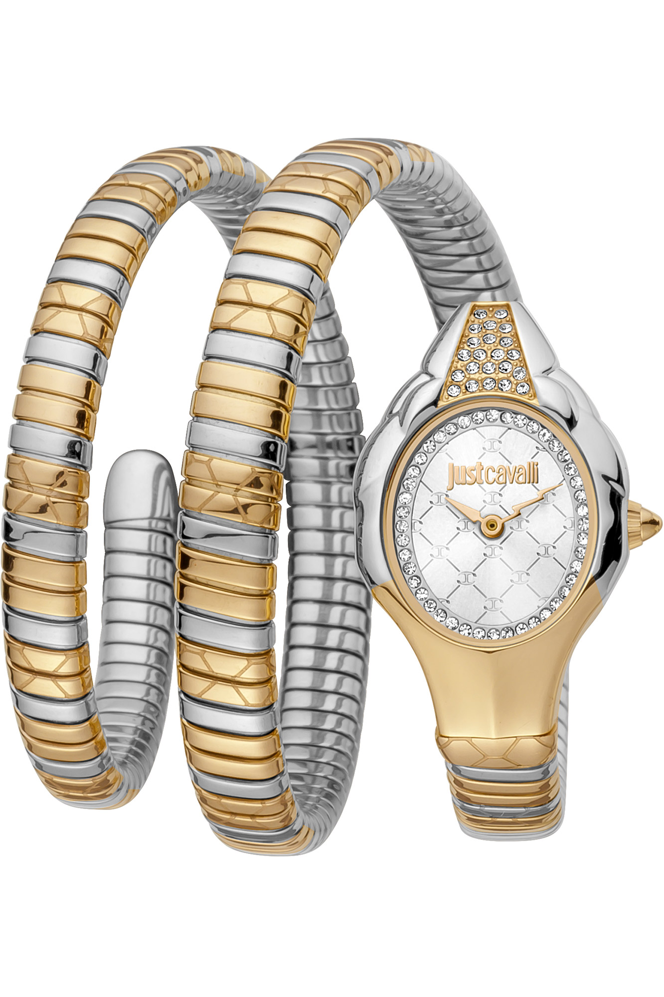 Signature Snake Two Tone Gold - Just Cavalli Watches