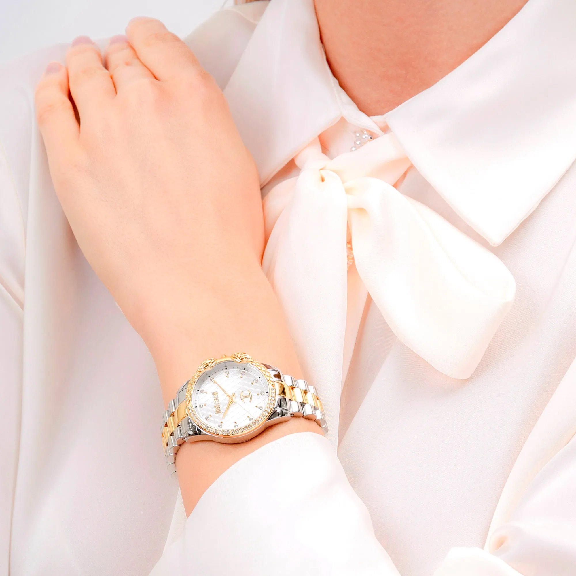 Diva 2-Tone Yellow Gold - Just Cavalli Watches