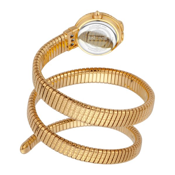 新品タグ付き　Just Cavalli ゴールドスパンコールドレス 38 M 新品タグ付き Just Cavalli ゴールドスパンコールドレス 38 M