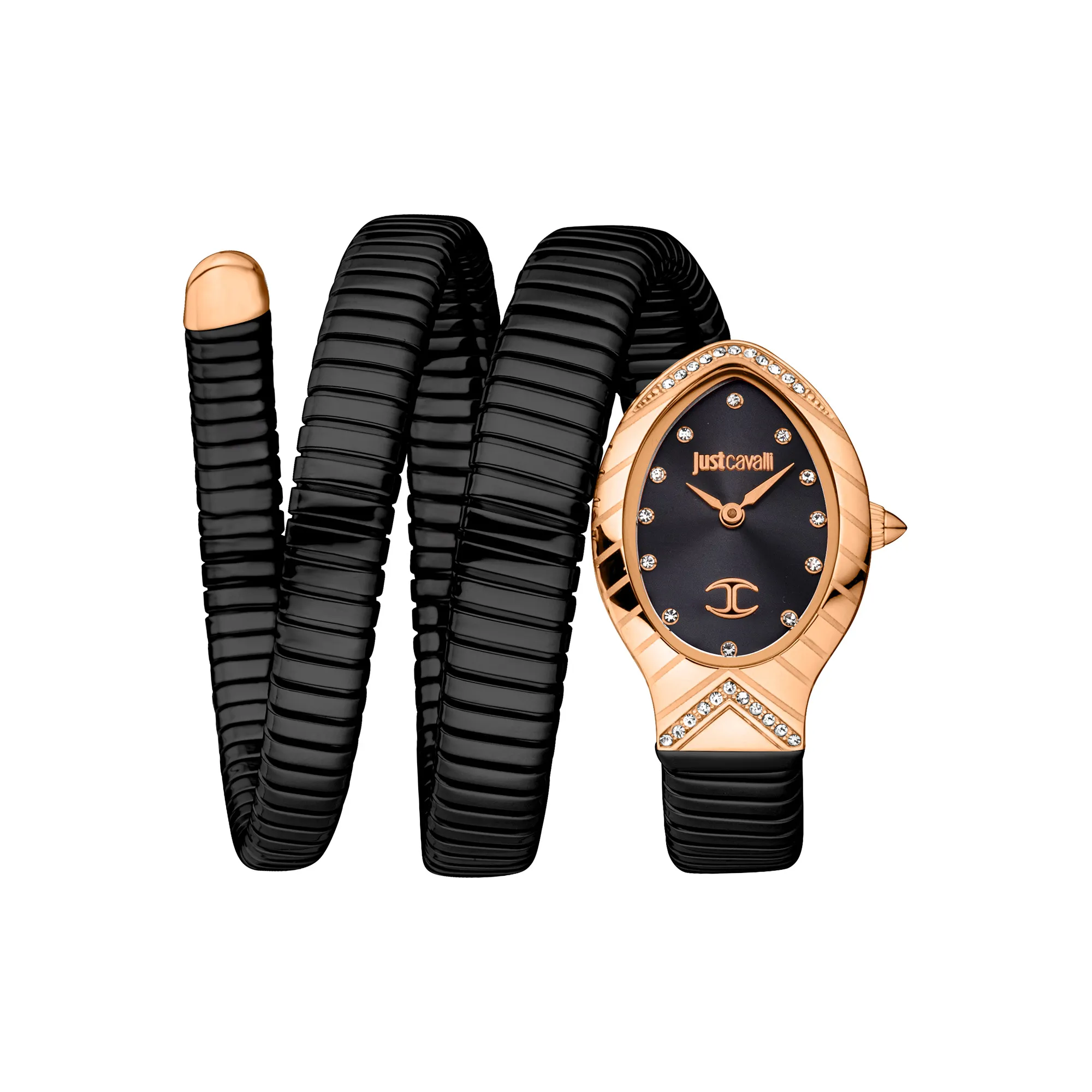Classico lungo Black Rose Gold - Just Cavalli Watches
