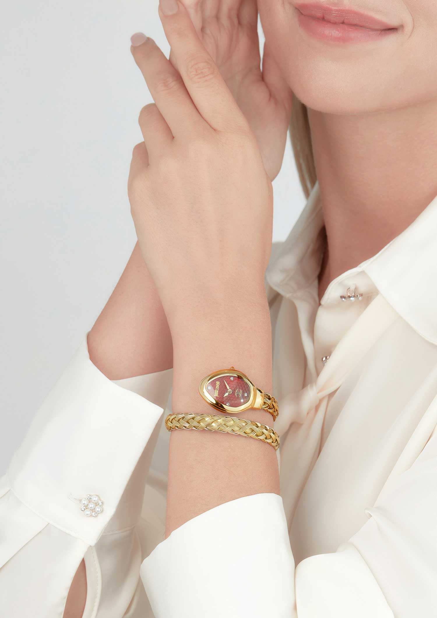 Shop Boucheron Serpent Bohème Stainless Steel & Diamond Bracelet Watch |  Saks Fifth Avenue