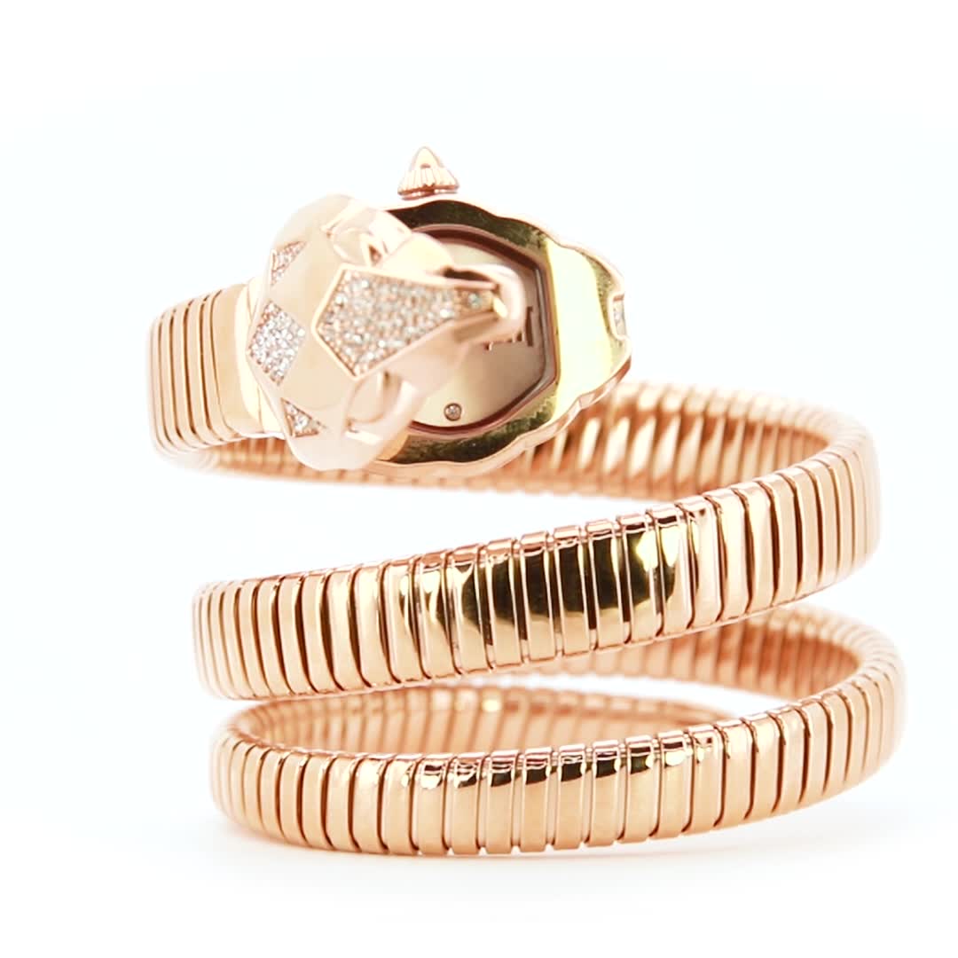 24時間限定タイムセール Nascosto Snake Rose Gold - Just Cavalli Watches アイシャドウ