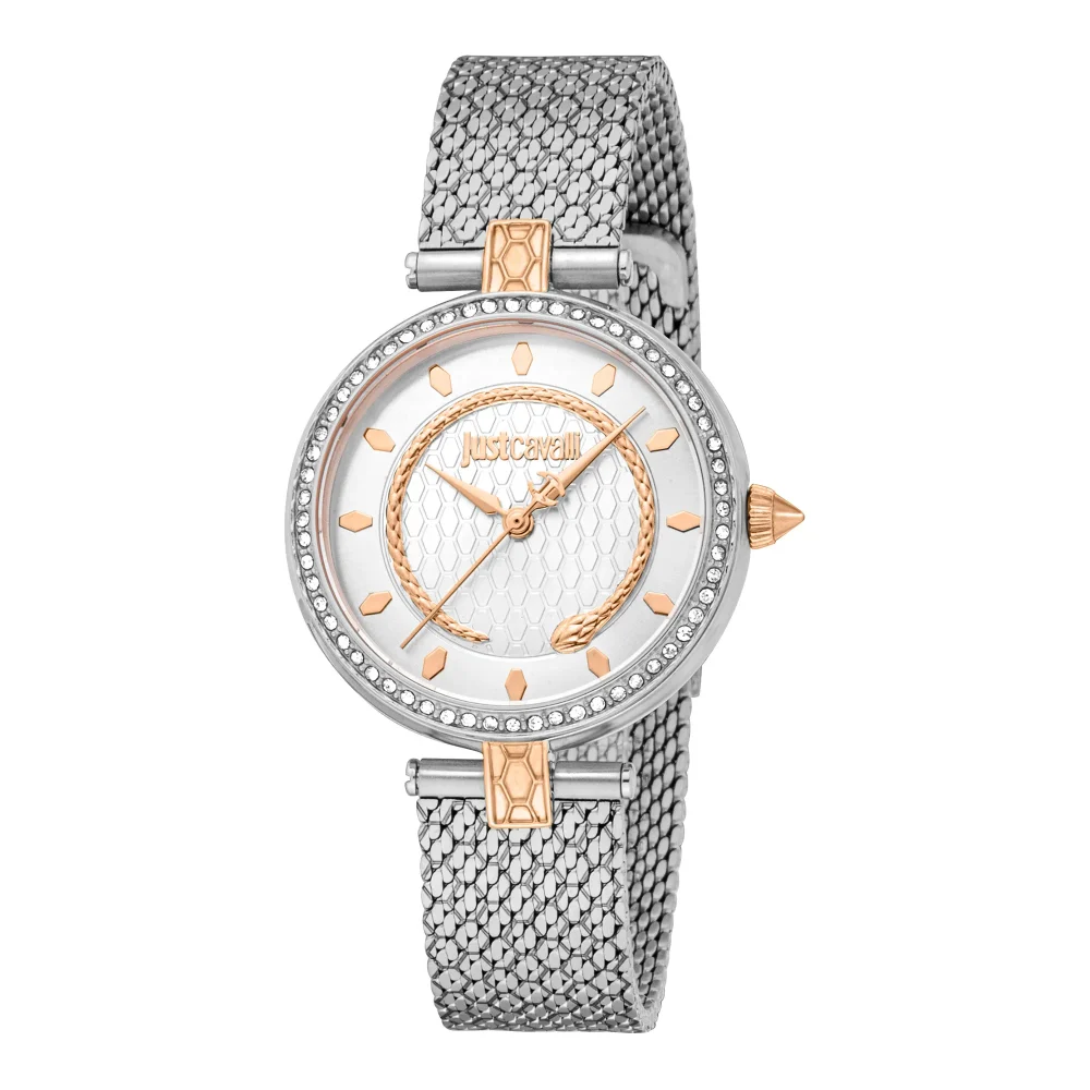 Just Cavalli Glam Chic Obsessive Snake Two Tones RG JC1L240M0065 watch