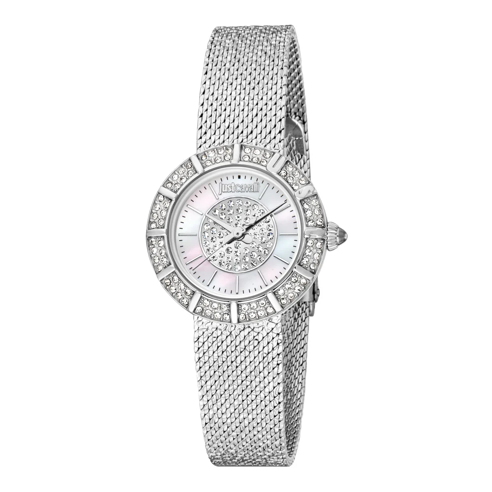 Just Cavalli Glam Chic Eleganza Mini Silver JC1L253M0045 watch