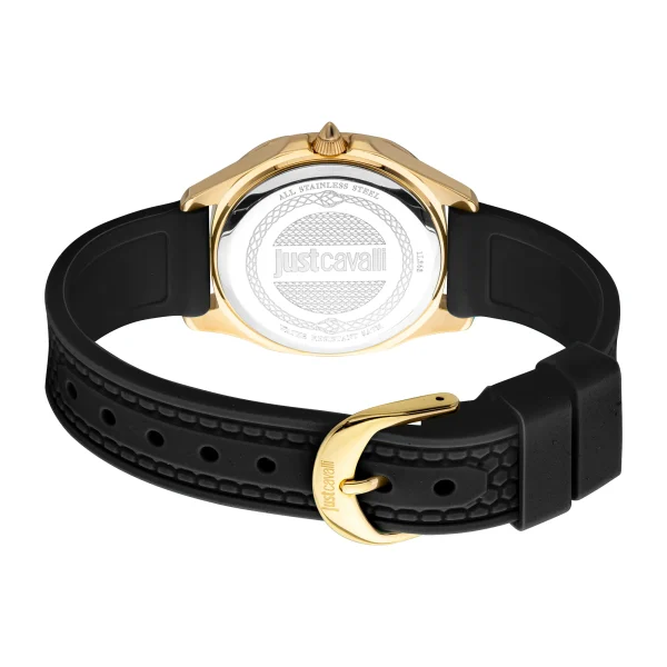 Quadro Black Silicon - Just Cavalli Watches