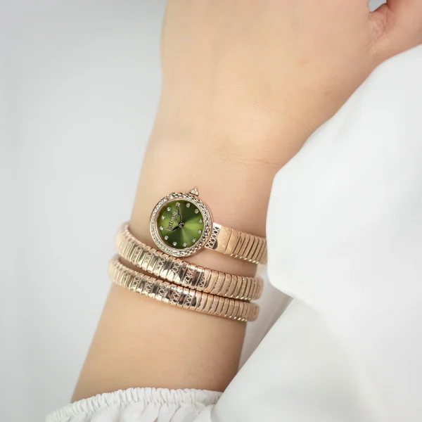 Enchanting Rose Gold Olive - Just Cavalli Watches