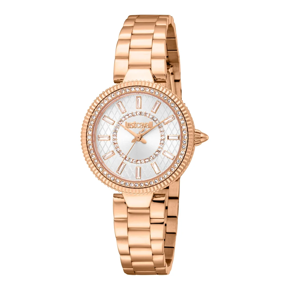 Just Cavalli Glam Chic Ostentatious Rose Gold Silver JC1L308M0075 watch