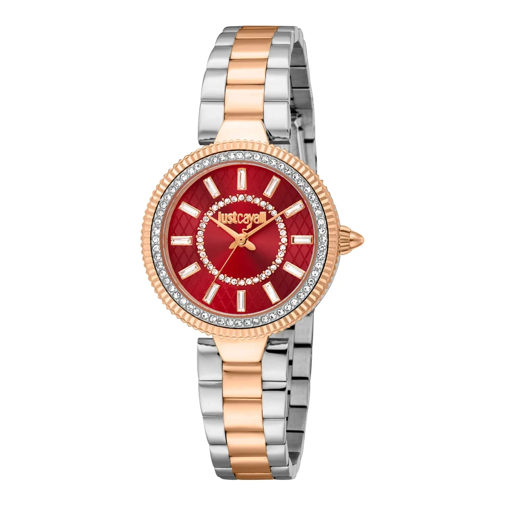 Just Cavalli Glam Chic Ostentatious Two Tones RG Red JC1L308M0105 watch
