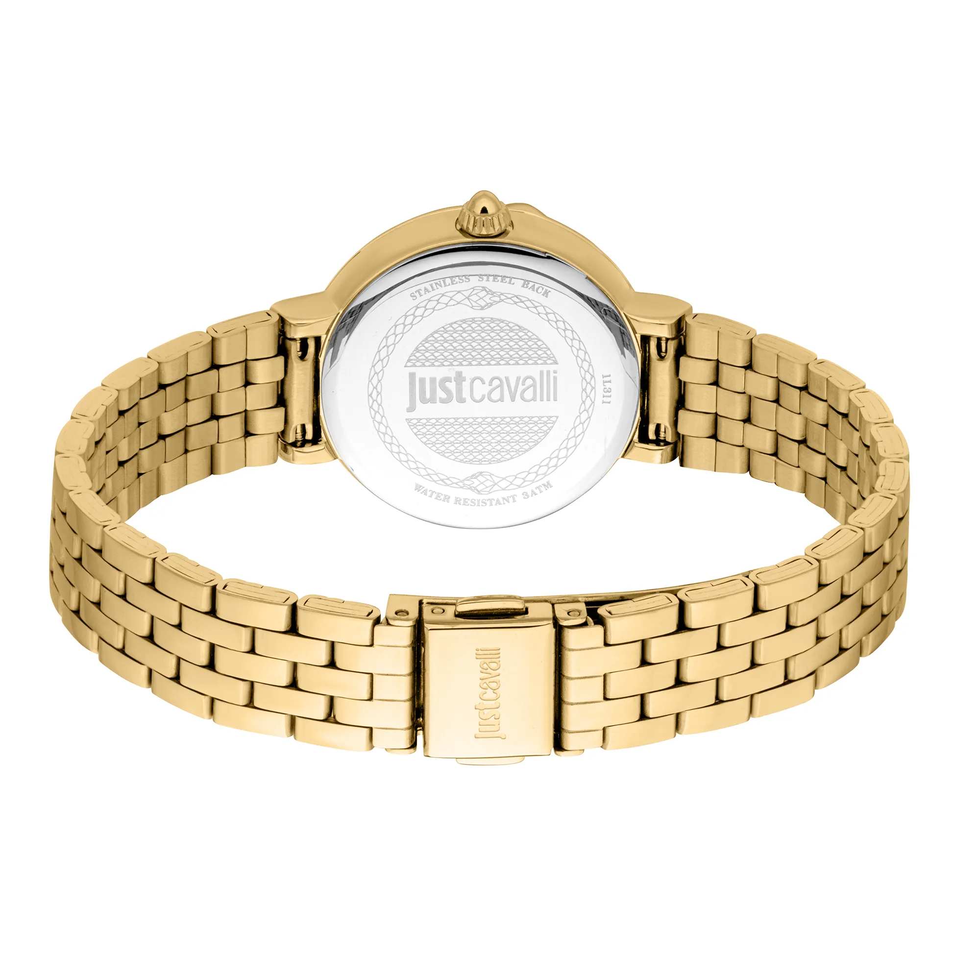 Brave Snake Yellow Gold Green - Just Cavalli Watches