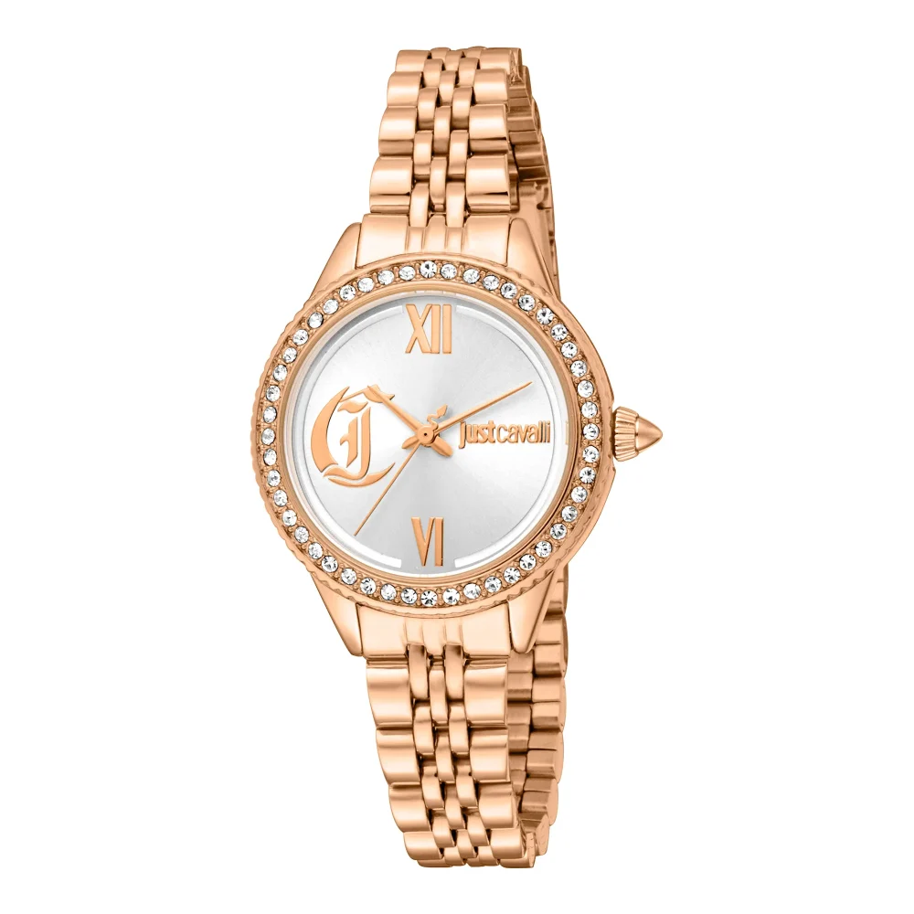 Just Cavalli Glam Chic Forward Rose Gold Silver JC1L316M0075 watch