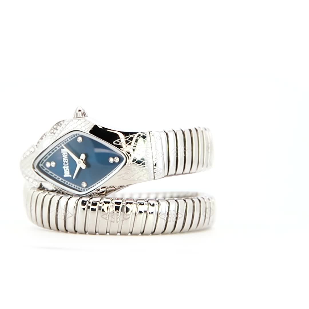 Twined Two Tones RG Blue - Just Cavalli Watches