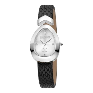 Just Cavalli Signature Snake Diversa Snake Ladies Fashion Watch - Black Silver JC1L321L0015 main image