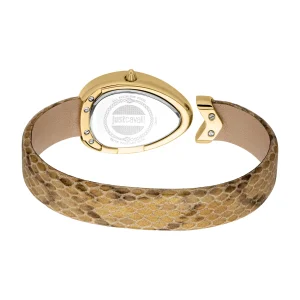 Just Cavalli Signature Snake Diversa Snake Ladies Fashion Watch - Cream MOP JC1L321L0025 back image