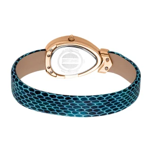 Just Cavalli Signature Snake Diversa Snake Ladies Fashion Watch - Blu JC1L321L0055 back image