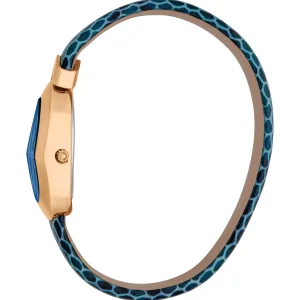 Just Cavalli Signature Snake Diversa Snake Ladies Fashion Watch - Blu JC1L321L0055 side image