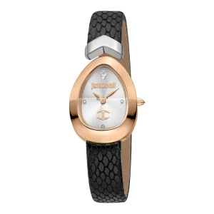 Just Cavalli Signature Snake Diversa Snake Ladies Fashion Watch - Black Rose Gold JC1L321L0065 main image