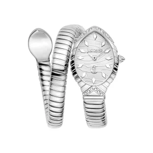 Just Cavalli Signature Snake Unica Snake Ladies Fashion Watch - Silver JC1L322M0015 main image