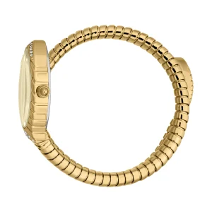 Just Cavalli Signature Snake Unica Snake Ladies Fashion Watch - Yellow Gold JC1L322M0025 side image