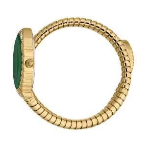 Just Cavalli Signature Snake Unica Snake Ladies Fashion Watch - Yellow Gold Green JC1L322M0035 side image