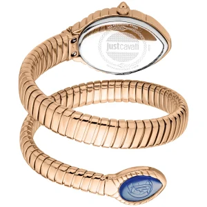 Just Cavalli Signature Snake Unica Snake Ladies Fashion Watch - Rose Gold Blu JC1L322M0045 back image