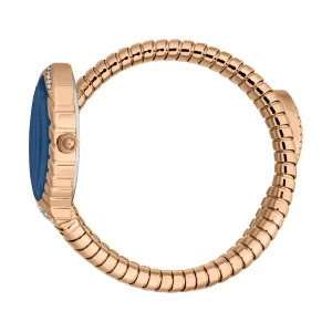 Just Cavalli Signature Snake Unica Snake Ladies Fashion Watch - Rose Gold Blu JC1L322M0045 side image