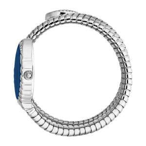 Just Cavalli Signature Snake Specchio Snake Ladies Fashion Watch - Silver Blue JC1L323M0015 side image