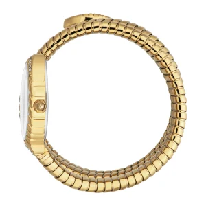 Just Cavalli Signature Snake Specchio Snake Ladies Fashion Watch - Yellow Gold Silver JC1L323M0025 side image