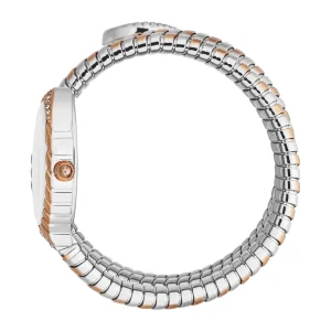 Just Cavalli Signature Snake Specchio Snake Ladies Fashion Watch - Two Tones RG JC1L323M0065 video360