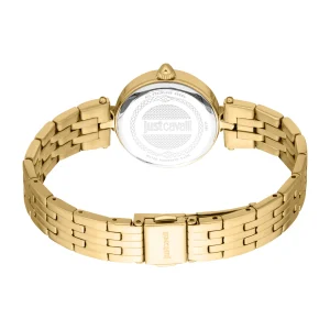 Just Cavalli SET Mini Attraente Ladies Fashion Watch - Yellow Gold Green JC1L330M0055 back image