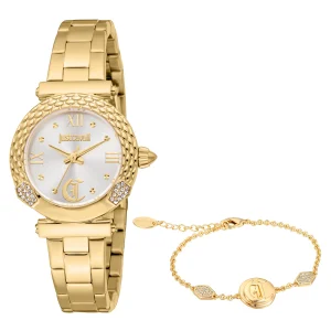 Just Cavalli SET Curiosa Ladies Fashion Watch - Yellow Gold Silver JC1L332M0055 main image