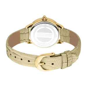 Just Cavalli SET Dolce Ladies Fashion Watch - Leather Cream JC1L334L0025 back image