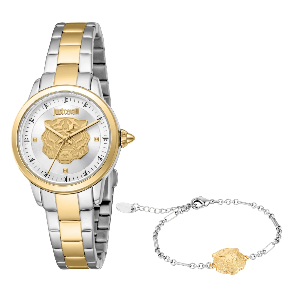 Just Cavalli SET Dolce Ladies Fashion Watch - Two Tones YG Silver JC1L334M0085 main image