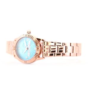 Just Cavalli SET Mini Raffinata Ladies Fashion Watch - Rose Gold Light Blue JC1L328M0065