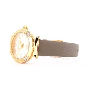 Just Cavalli SET Curiosa Ladies Fashion Watch - Leather Grey Gold JC1L332L0025