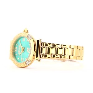 Just Cavalli SET Curiosa Ladies Fashion Watch - Yellow Gold Turquoise JC1L332M0065