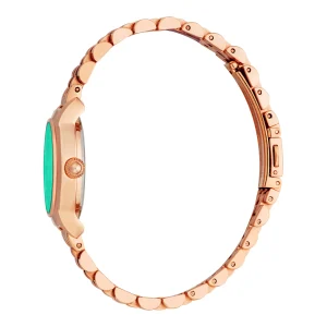 Just Cavalli Animalier JC1L333 Allegra Ladies Fashion Watch - Rose Gold Turquoise JC1L333M0045 video360