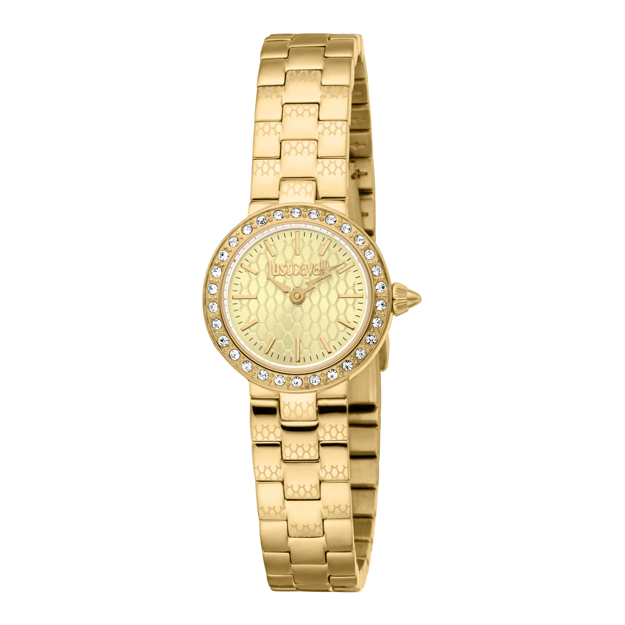 Just Cavalli Glam Chic Serenita Mini Ladies Fashion Watch - Yellow Gold Champagne JC1L362M0055 main image