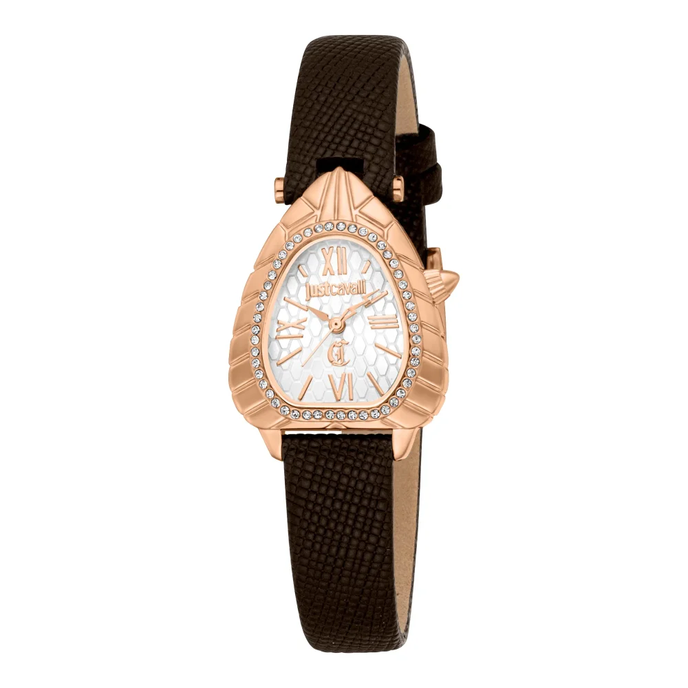 Just Cavalli Animalier Perla Ladies Fashion Watch - Leather Brown RG JC1L366L0035 main image