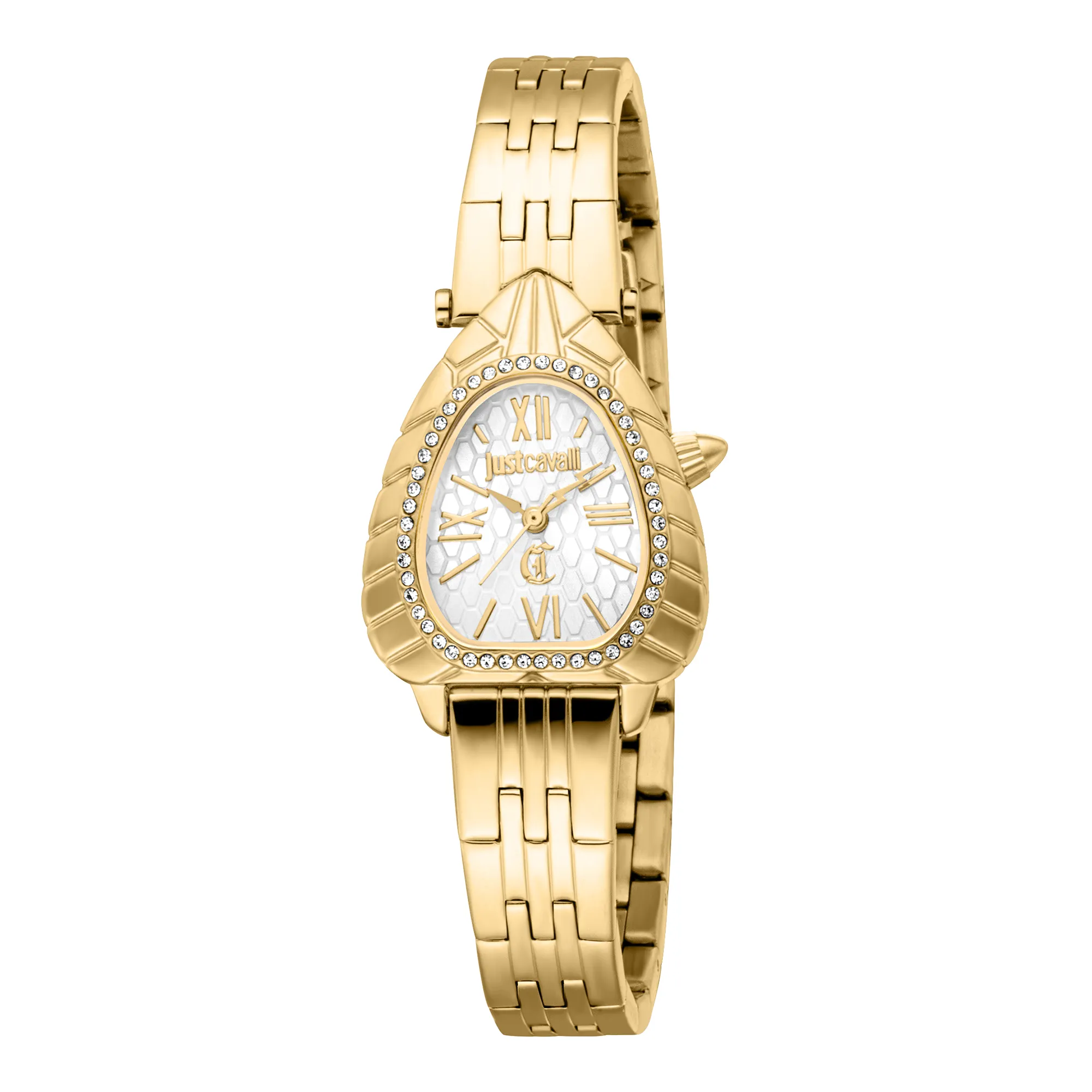 Just Cavalli Animalier Perla Ladies Fashion Watch - Yellow Gold Silver JC1L366M0055 main image