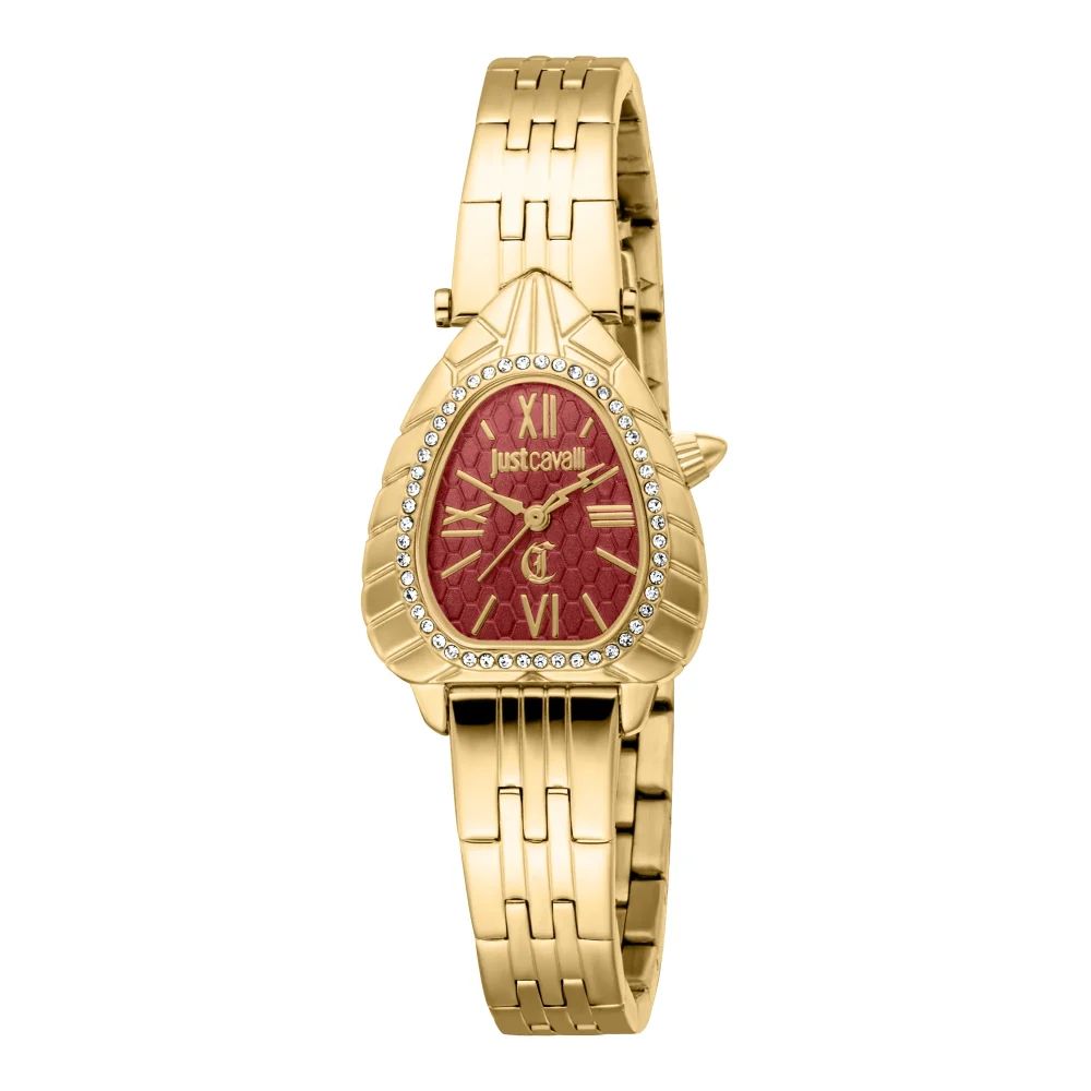 Just Cavalli Animalier Perla Ladies Fashion Watch - Yellow Gold Red JC1L366M0065 main image