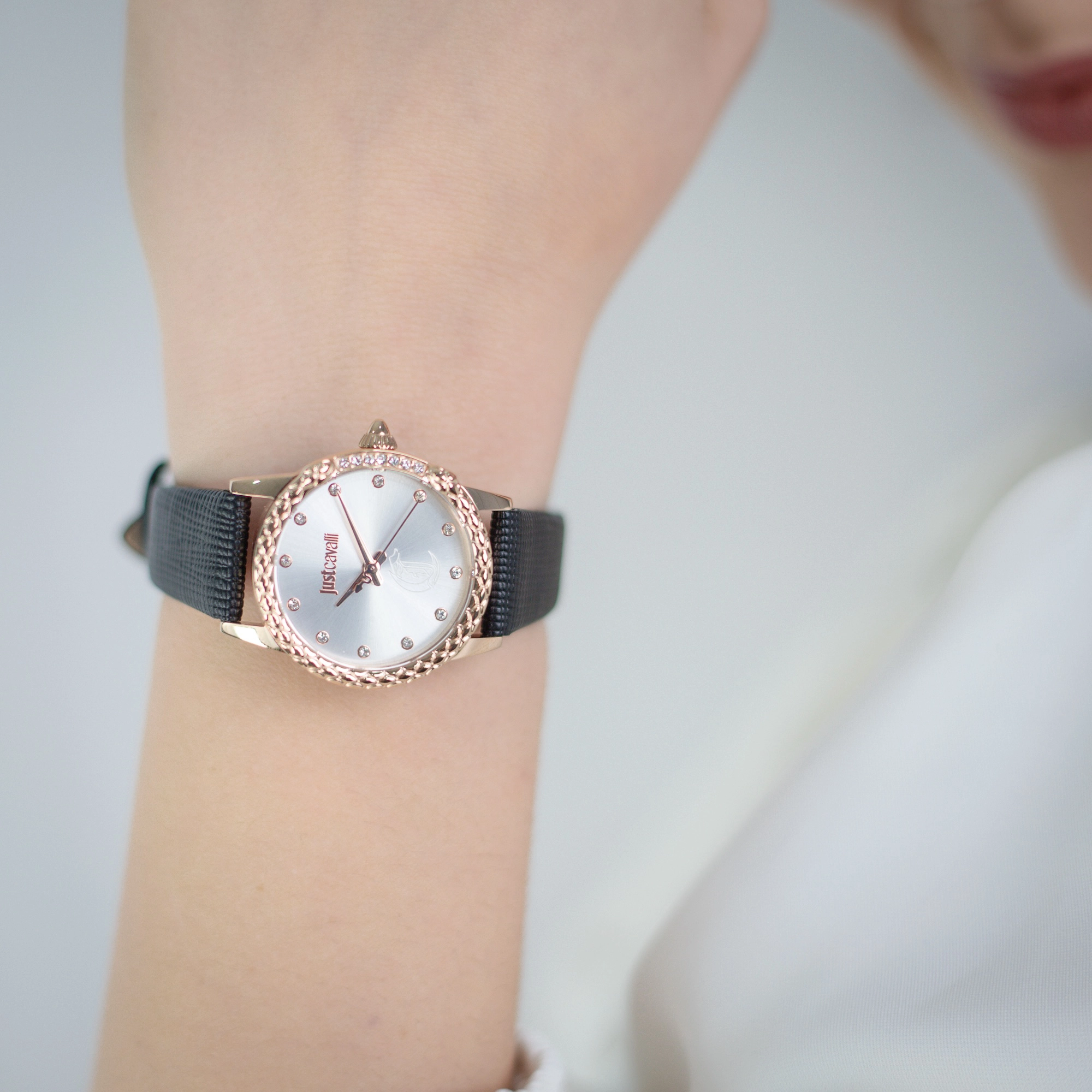 Just Cavalli Animalier JC1L310 Fiorenza Snake JC1L310L0035 weared watch image