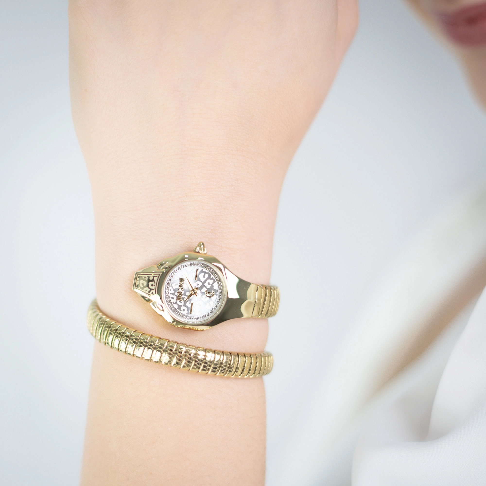 Just Cavalli Signature Snake JC1L354 Fiore JC1L354M0025 weared watch image