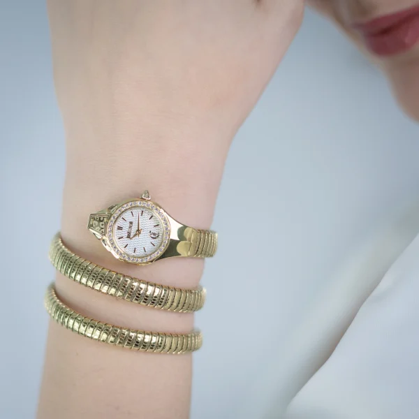 Vita Yellow Gold Silver - Just Cavalli Watches